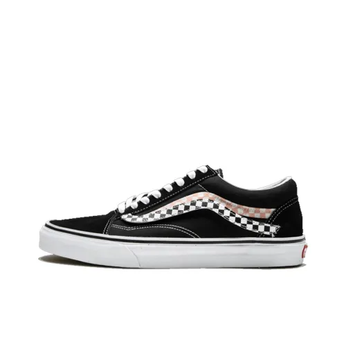 VANS Old Skool Collection Съемная боковина Черные Низкие Кроссовки для скейтбординга Унисекс Черные