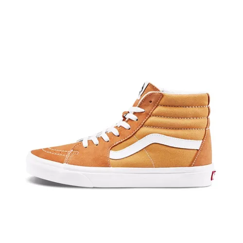 VANS SK8 L High Топ Скейтборд Кроссовки Унисекс Имбирно-Желтый