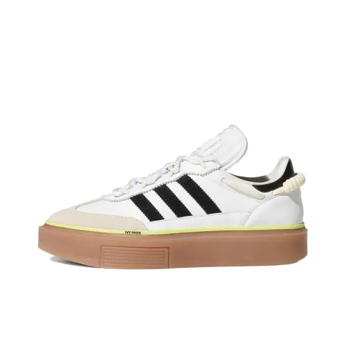 Бейсонсе Айв Парк x Adidas Originals Супер Слики 72 Слип-Резистентный Низкий Топ Скейтборд Кроссовки Женские Белые Черные