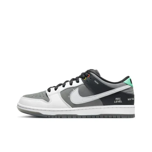 Nike Dunk SB Pro Iso 'vx1000 Camcorder' Низкие Скейтборд Кроссовки Unisex Черный Серый Белый