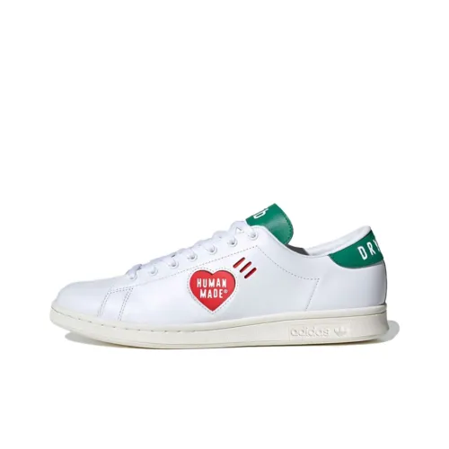 Human Made x Adidas Originals StanSmith Slip-on Resistant Low Top Скейтборд Кроссовки Унисекс Белый Зеленый Красный