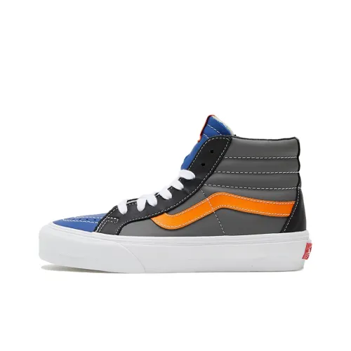 VANS SK8 Reissue EF VLT LX Высокие Кроссовки для скейтбординга Унисекс Синий Черный