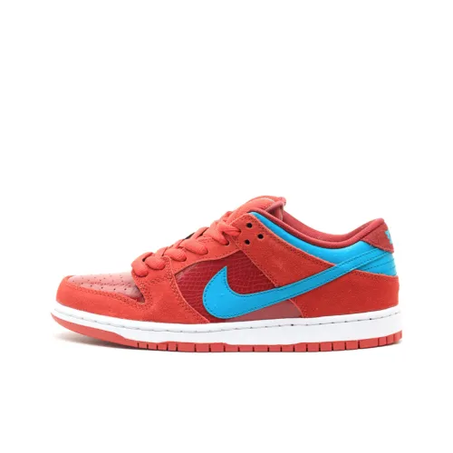 nike Dunk SB Brickhouse Turbo Green Нескользящий Легкий Низкий Скейтбординг Кроссовки Унисекс Оранжевый Красный