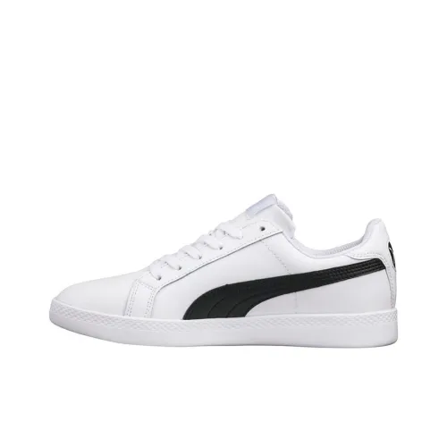 PUMA SMASH Low Топ Скейтборд Кроссовки Женские Белые Черные