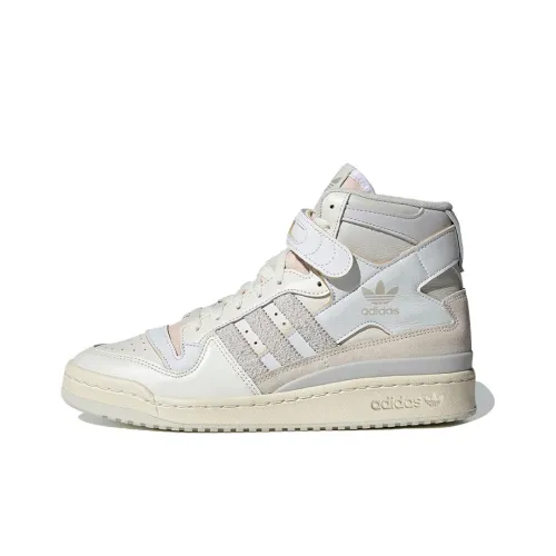 Adidas Originals FORUM 84 High Abrasion Resistant Высокие Кроссовки для скейтбординга Унисекс Серый Белый
