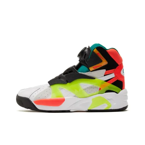 PUMA Disc System Оружие Discstory High Топ Кроссовки для скейтбординга Мужской Белый Желтый Красный