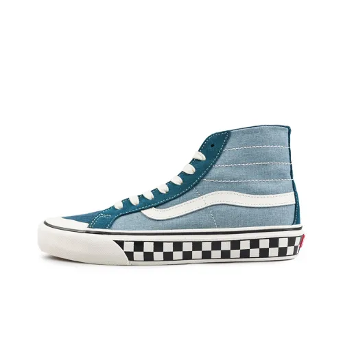 VANS SK8 HI SF Высокие Кроссовки для скейтбординга Унисекс Темно-синий