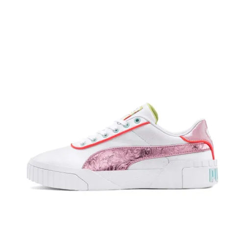 SOPHIA WEBSTER X PUMA Легкий Низкий Топ Скейтборд Кроссовки Женские Белые Розовое Золото