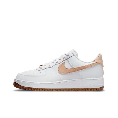 Nike Air FORCE 1 07 LV8 'HIMALAYAN Rhubarb' Air Force 1 Low Топ Кроссовки для скейтбординга Мужской Белый-коричневый
