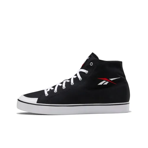 Reebok Berlin Reemoji MID Топ Скейтборд Кроссовки Унисекс Черный Белый