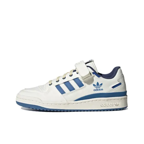 Adidas Originals FORUM Low Топ Скейтборд Кроссовки Унисекс Белый Синий