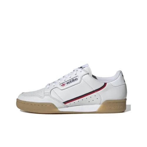 Adidas Originals Continental 80 Slip-on Resistant Low Top Скейтборд Кроссовки Унисекс Красный Синий Line