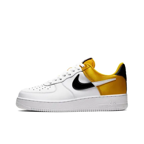 Nike Air FORCE 1 NBA Adds Non Slip Легкий Низкий Топ Кроссовки для скейтбординга Унисекс Золотой