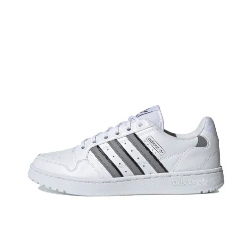 Adidas Originals NY 90 Slip-Resistant Low Top Скейтборд Кроссовки Унисекс Белый Серый