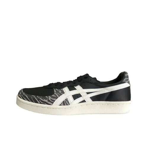 Onitsuka Tiger LawnShip Non Slip Легкий Низкий Топ Кроссовки для скейтбординга Мужские Черно-белые