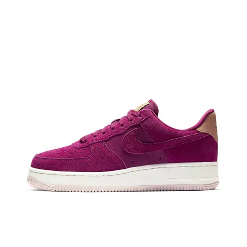 Nike Air FORCE 1 Air Force 1 Low Топ Скейтборд Кроссовки Женские Розовый Красный