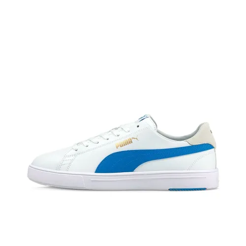PUMA Serve Pro Lite Low Топ Скейтборд Кроссовки Унисекс Белый Синий