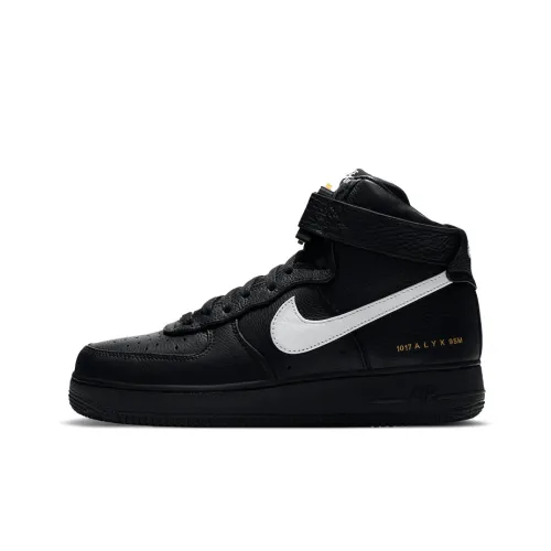 1017 ALYX 9SM совместный с Nike Air Force 1 High Топ Скейтборд Кроссовки Унисекс Черный Белый