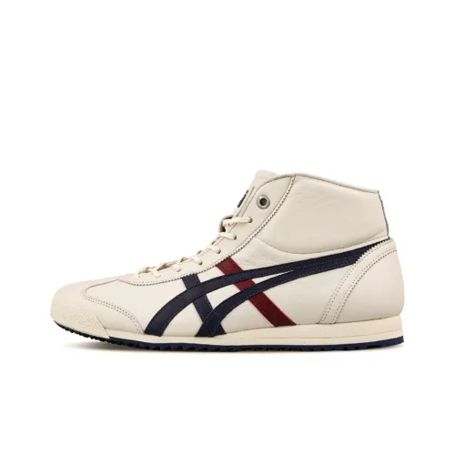 Onitsuka Tiger MEXICO 66 SD MR Покрытие Slip-resistant MID Топ Скейтборд Кроссовки Унисекс Бежевый