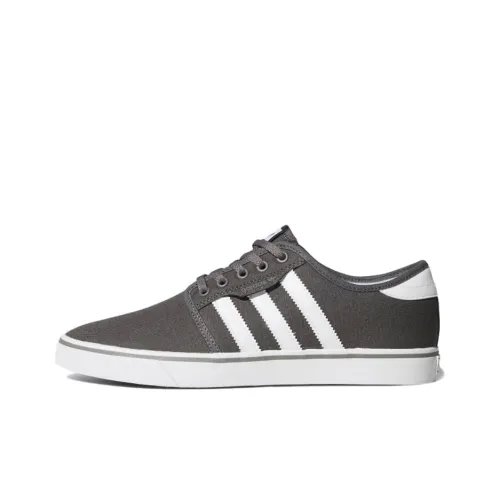 Adidas Originals Seeley Slip-on Resistant Low Top Скейтборд Кроссовки Унисекс Серый Белый