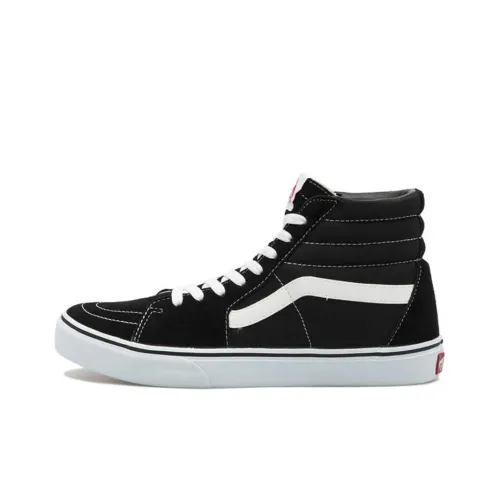 Vans SK8 High Топ Скейтборд Кроссовки Унисекс Классический Черный Японская Версия