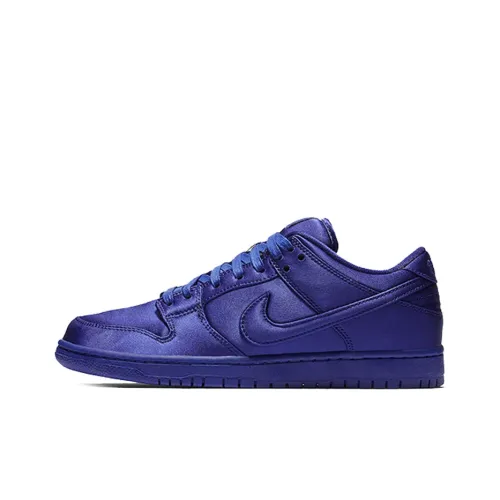 NBA x Nike Dunk SB Low Топ Скейтборд Кроссовки Унисекс Синий