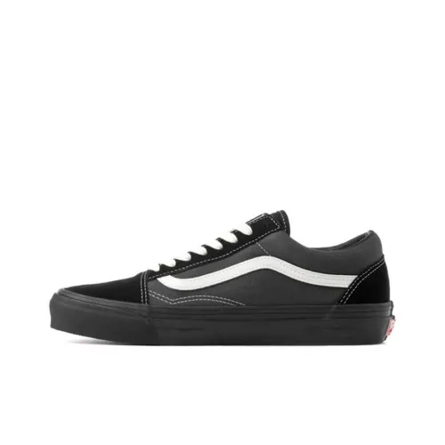 VANS Old Skool Collection UA OG L Низкий Топ Скейтборд Кроссовки Унисекс Чисто Черный