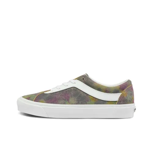 VANS Смелый низкий топ для скейтбординга унисекс фиолетовый зеленый Tie Dye