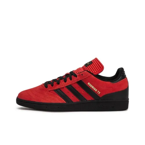 Adidas Originals Busenitz Vulc Pro Rodrigo TX Low Топ Скейтборд Кроссовки Мужские Черные Красные