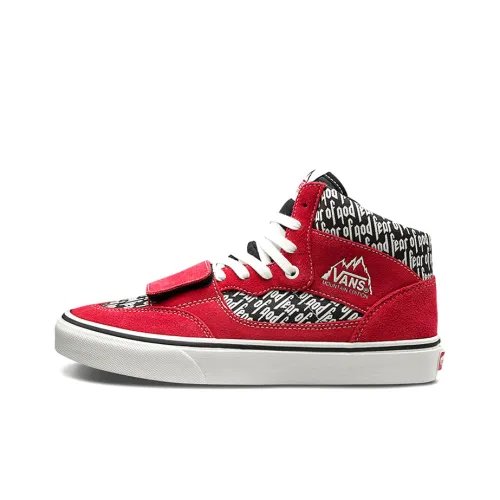 Fear of God x VANS Mountain Edition MID Скейтборд Кроссовки Unisex Черный Красный