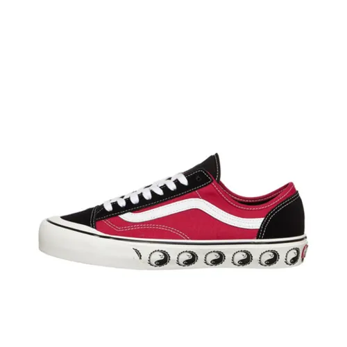 VANS Style 36 Dane Reynolds Черный Красный Низкие Кроссовки для Скейтбординга Унисекс Черный Красный Белый