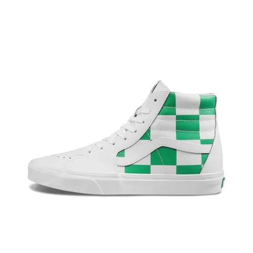 VANS SK8 High Топ Скейтборд Кроссовки Унисекс Белый Зеленый