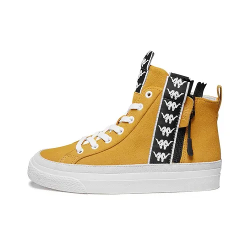 KAPPA BANDA Высокие Кроссовки для Скейтбординга Унисекс Желтые