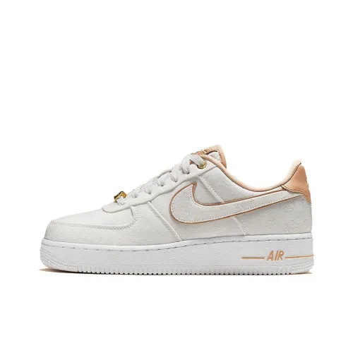 Nike Air FORCE 1 Lu Slip-Resistant Abrasion-Resistant Low-Top Скейтборд Кроссовки Женские Экрю