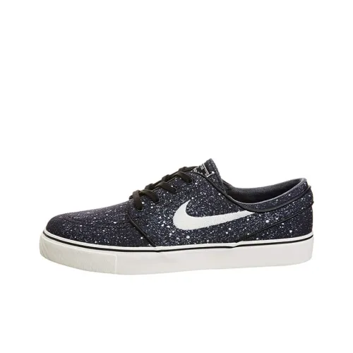 Nike SB Stefan Janoski Zoom Черный Splatter Anti-Slip Легкий Низкий Топ Скейтборд Кроссовки Мужские Черные
