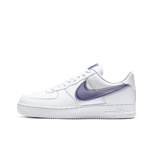 Nike Air FORCE 1 Non Slip Легкий Низкий Топ Скейтбординг Кроссовки Унисекс Белый