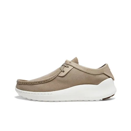 Timberland Project Slip-Resistant Low-Top Skateboard Shoes Men's Beige Wide Fit