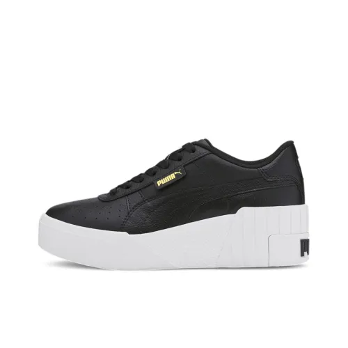 PUMA Cali Series Wedge Low Топ Кроссовки для скейтбординга Женские Черный