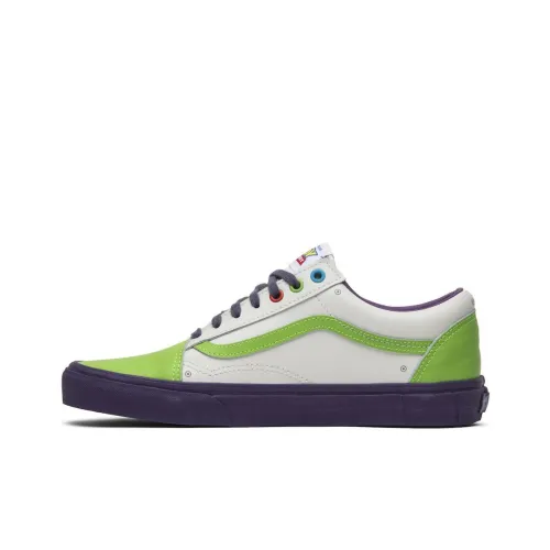 Vans Old Skool Collection Toy Story Buzz Lightyear Low Top Скейтборд Кроссовки Unisex Белый Фиолетовый