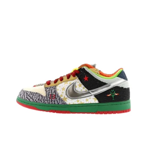 Nike Dunk SB What The Dunk Нескользящий Легкий Низкий Топ Скейтбординг Мужские Белые Черные Выпуск 2007