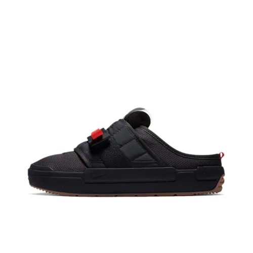 Nike Offline Slip On Slip-Resistant Низкие Кроссовки для Скейтбординга Мужские Черные Красные