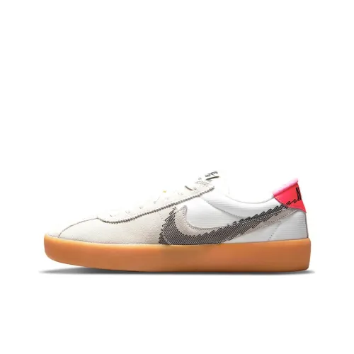 Nike SB Bruin Slip Resistant Abrasion Resistant Легкий Низкий Топ Скейтборд Кроссовки Унисекс Серый Белый Розовый