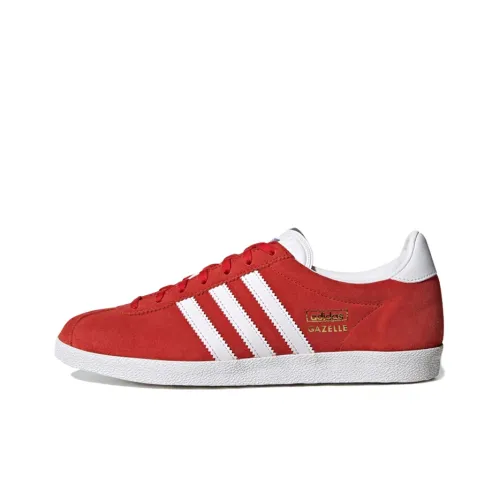 Adidas Originals Gazelle OG Low Топ Скейтборд Кроссовки Женские Красный Белый