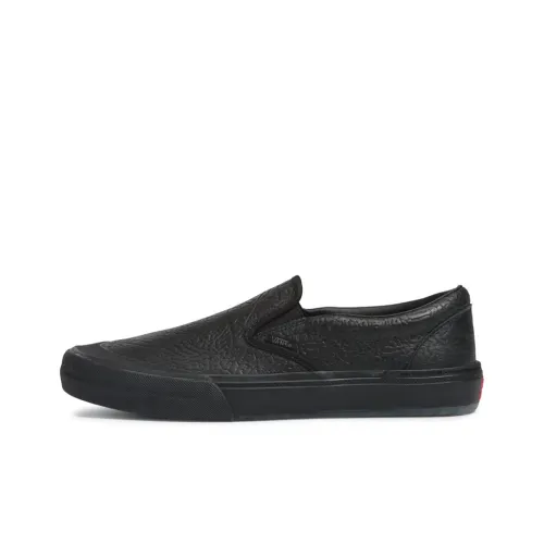Courage ADAM x VANS Slip-on Легкий Low Top Скейтборд Кроссовки Unisex Черный