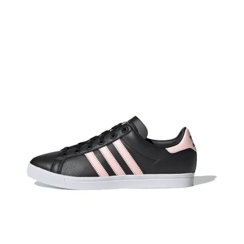Adidas Originals Coast Star Slip-on Resistant Low Top Скейтборд Кроссовки Женские Черные Розовые