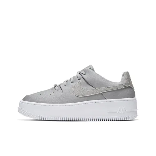 Nike Air FORCE 1 Шалфейный LX Non Slip Легкий Низкий Топ Скейтбординг Кроссовки Женские Серый Звездный