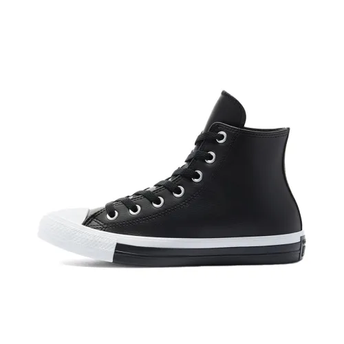 Converse Chuck Taylor All Star Slip-Resistant Abrasion-Resistant High Top Skateboard Shoes Women's Classic Black White Конверс Чук Тейлор Ол Стар Слип-Резистентный Аbrasion-Resistant Высокий Топ Скейтборд Кроссовки Женские Классический Черный Белый