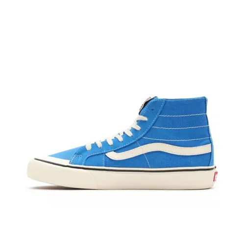 VANS SK8 High Топ Скейтборд Кроссовки Унисекс Озерный Синий