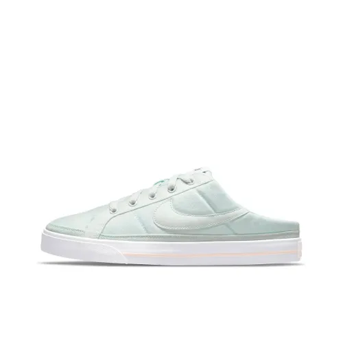Nike Court Legacy Mule Low Топ Скейтборд Кроссовки Женские Светло-Зеленые