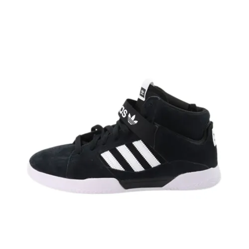 Adidas Originals VRX Mid Slip Resistant Abrasion Resistant MID Топ Скейтборд Кроссовки Мужской Черный Белый